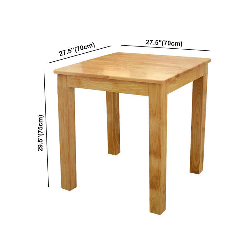 Industrial Solid Wood Dining Table Kitchen Standard Dining Table with 4 Legs