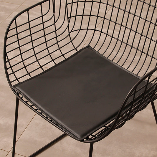 El cuero moderno de la PU que cena el metal de las sillas cena los sillones para el uso del restaurante
