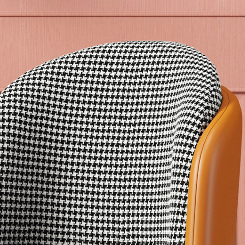 Sillas de comedor estilo Glam, sillas sin brazos para cocina con patas de metal