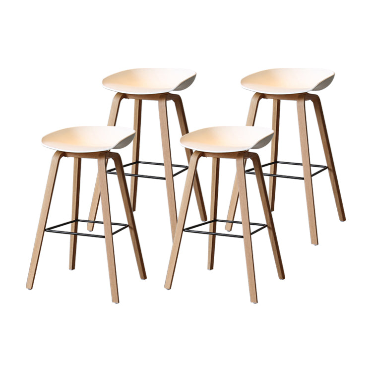 Sgabello da bar per interni con sgabello in legno massiccio contemporaneo con corda per cucina