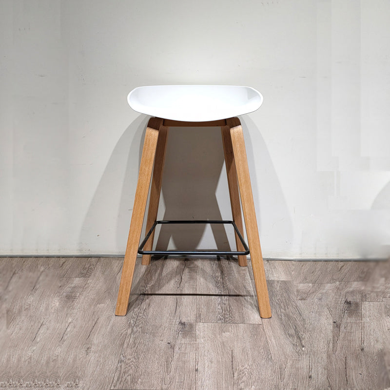 Sgabello da bar per interni con sgabello in legno massiccio contemporaneo con corda per cucina