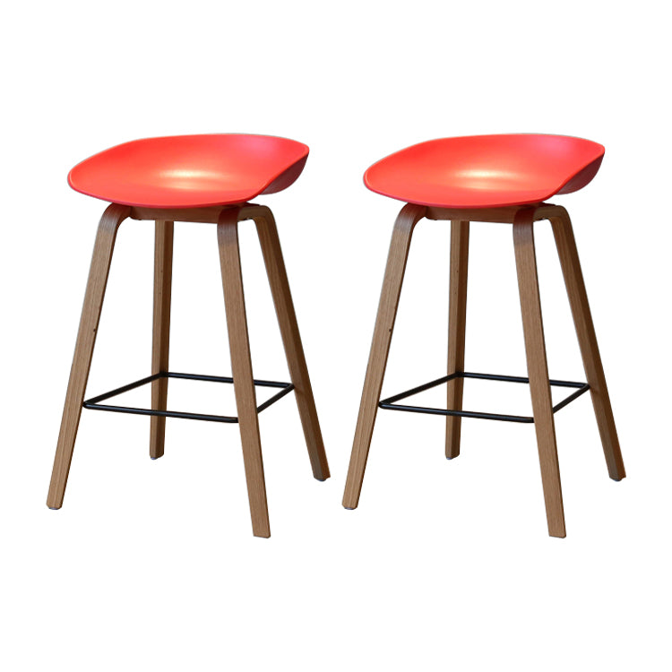 Sgabello da bar per interni con sgabello in legno massiccio contemporaneo con corda per cucina