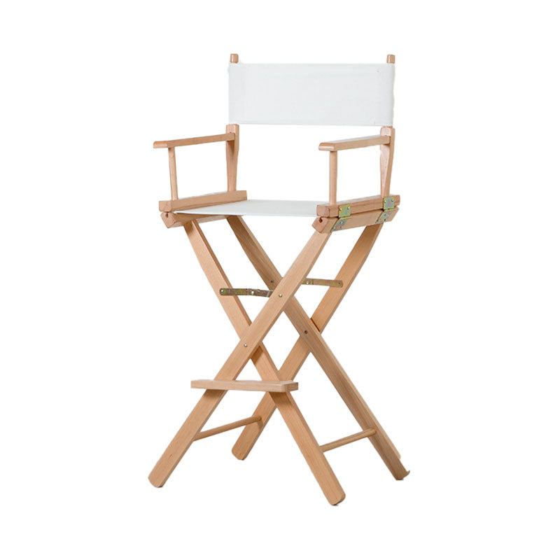 Industrial Wood 30-inch Barstools Cloth Seats Folding Counter Stool with 4 Legs
