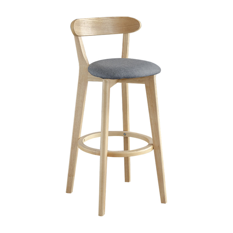 Nordisches Holz einfacher Barhocker 28 "H Indoor Tallhocker mit Polster
