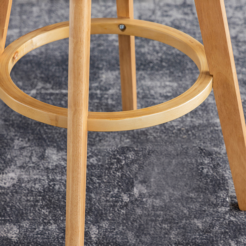 Nordisches Holz einfacher Barhocker 28 "H Indoor Tallhocker mit Polster