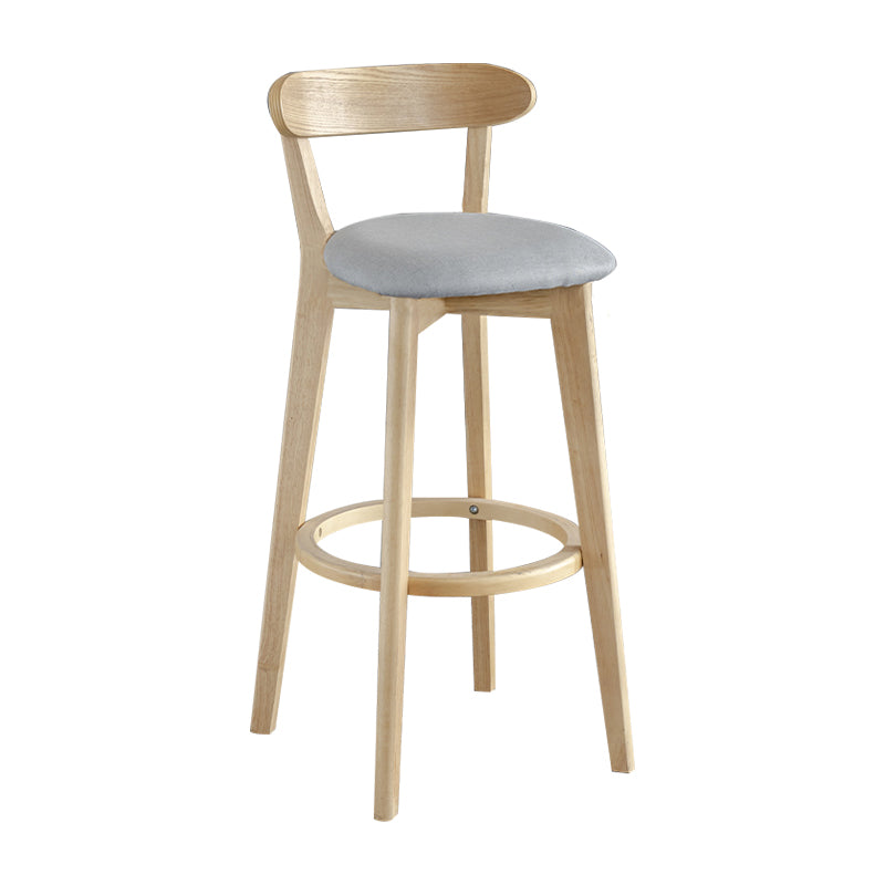 Nordisches Holz einfacher Barhocker 28 "H Indoor Tallhocker mit Polster