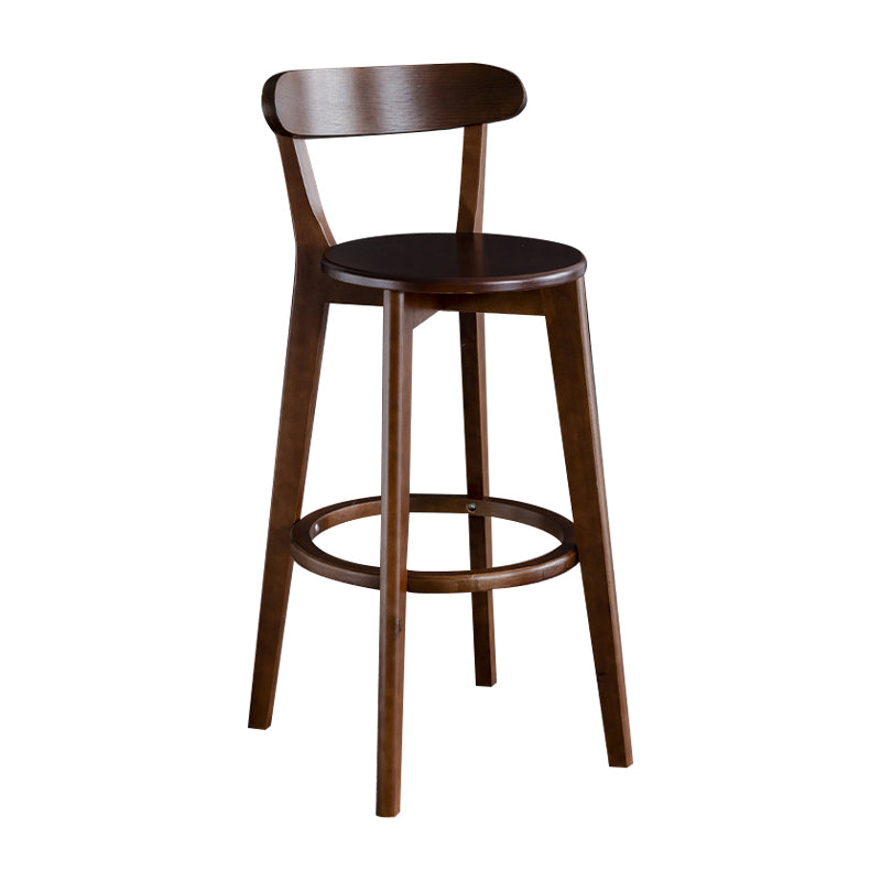 Nordisches Holz einfacher Barhocker 28 "H Indoor Tallhocker mit Polster