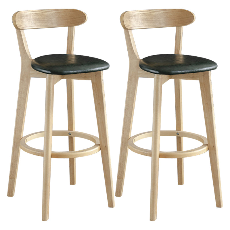Nordisches Holz einfacher Barhocker 28 "H Indoor Tallhocker mit Polster