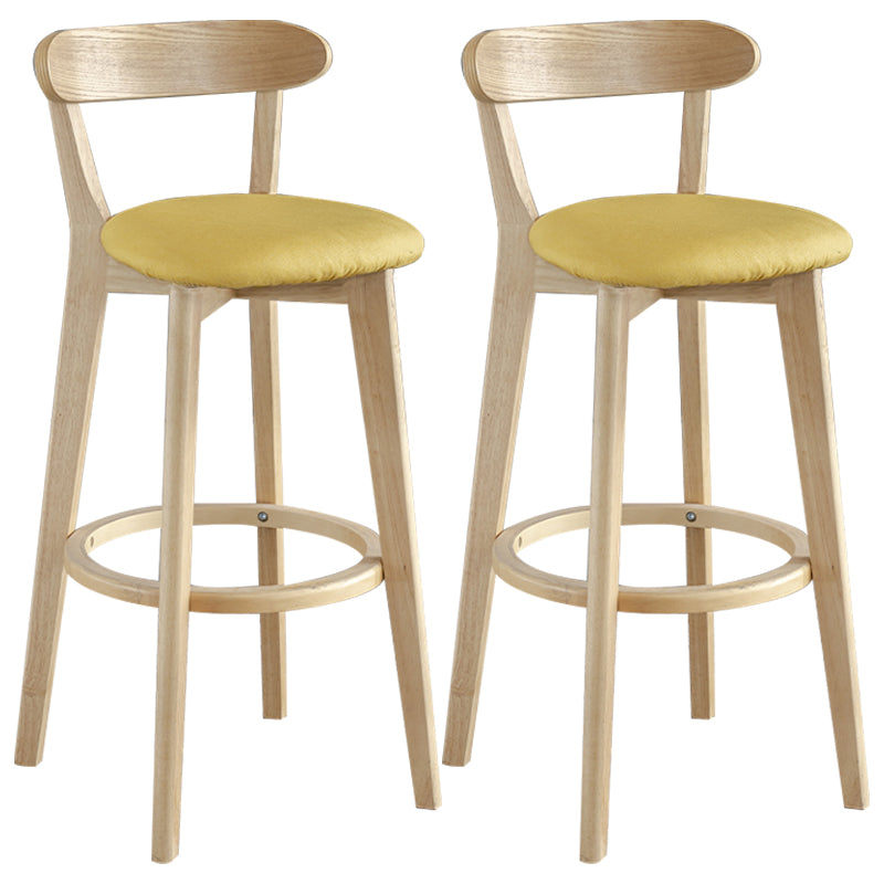 Nordisches Holz einfacher Barhocker 28 "H Indoor Tallhocker mit Polster