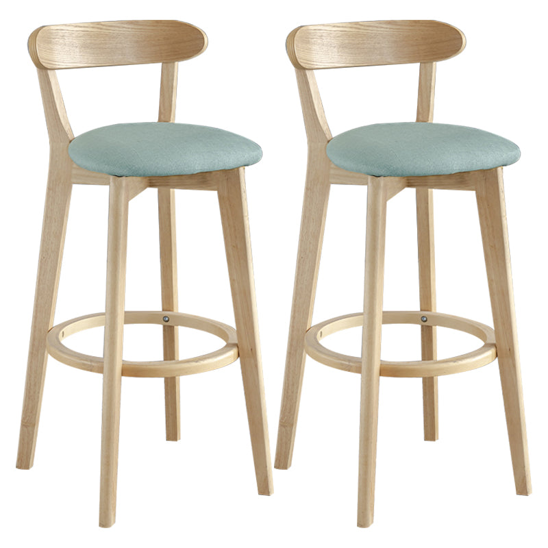 Nordisches Holz einfacher Barhocker 28 "H Indoor Tallhocker mit Polster