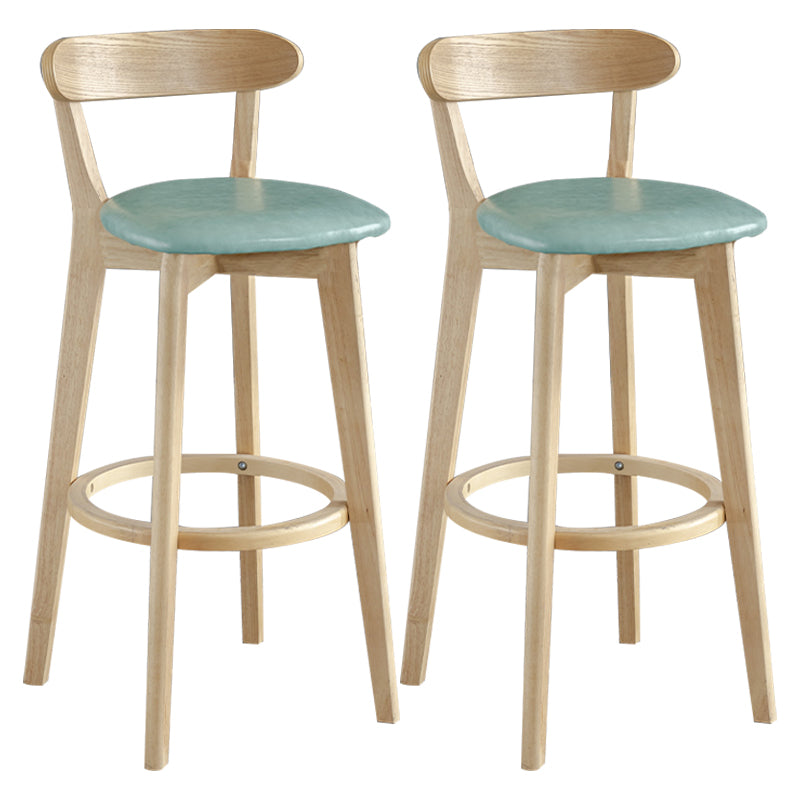Nordisches Holz einfacher Barhocker 28 "H Indoor Tallhocker mit Polster