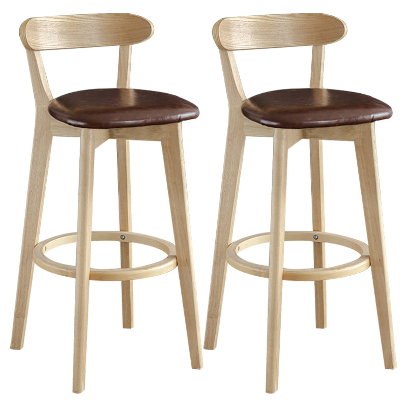 Nordisches Holz einfacher Barhocker 28 "H Indoor Tallhocker mit Polster