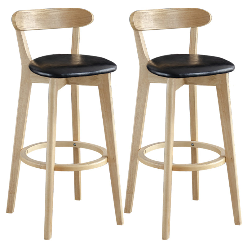 Nordisches Holz einfacher Barhocker 28 "H Indoor Tallhocker mit Polster