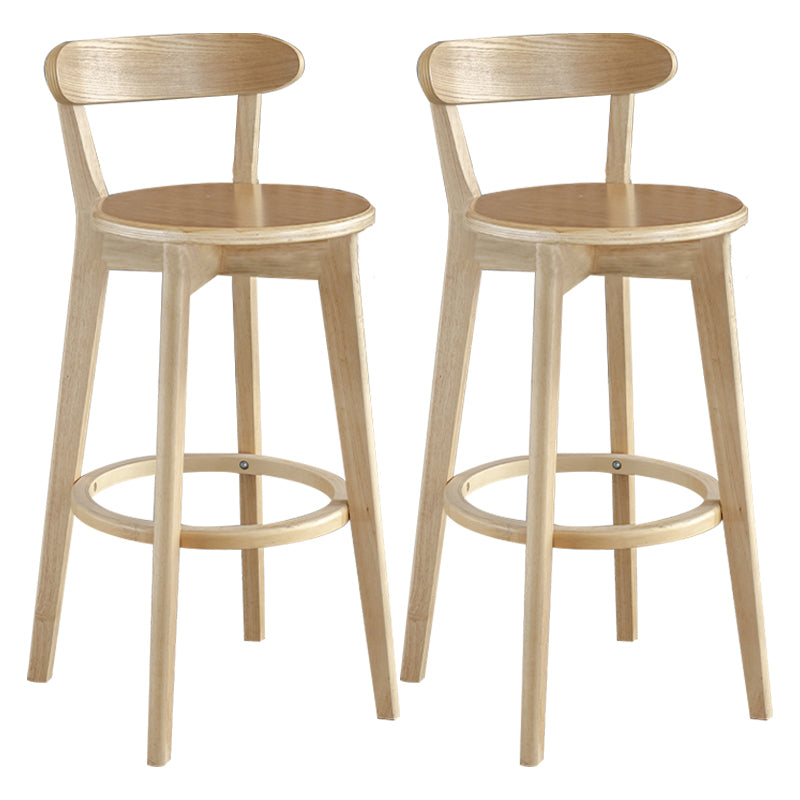Nordisches Holz einfacher Barhocker 28 "H Indoor Tallhocker mit Polster