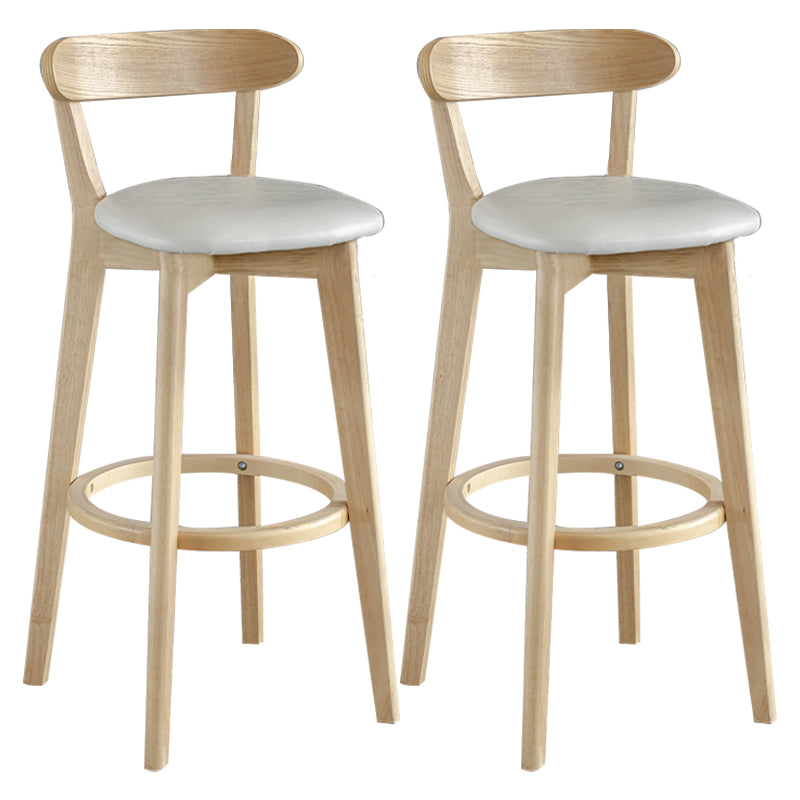 Nordisches Holz einfacher Barhocker 28 "H Indoor Tallhocker mit Polster
