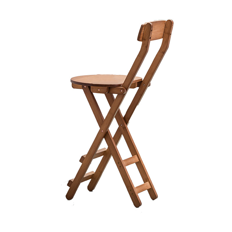 Nordic Style Armless Wood Barhocker Klapphocker für Esszimmer