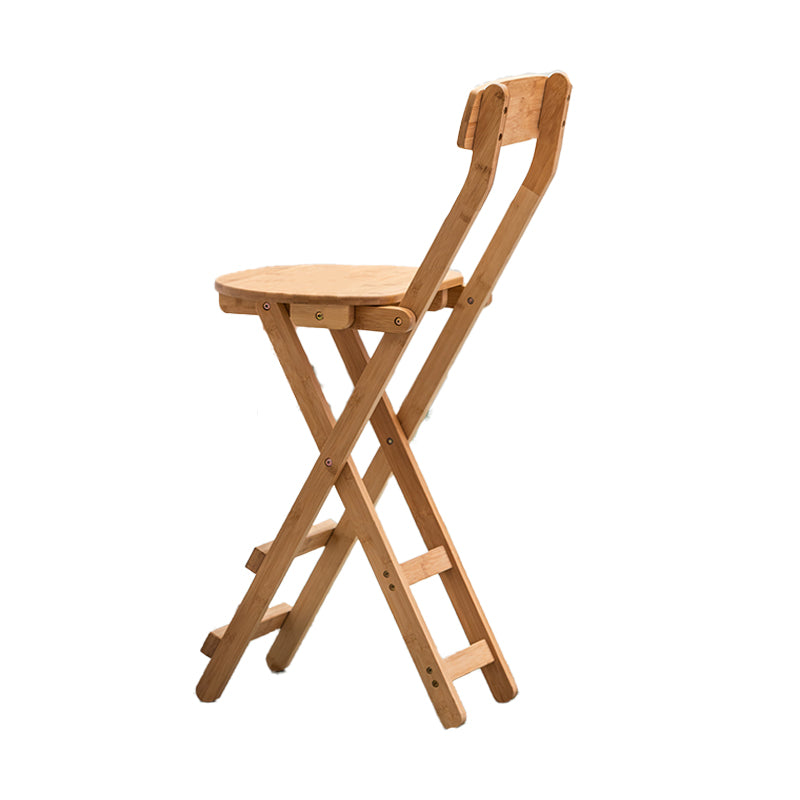 Nordic Style Armless Wood Barhocker Klapphocker für Esszimmer