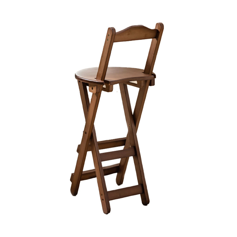 Nordic Style Armless Wood Barhocker Klapphocker für Esszimmer