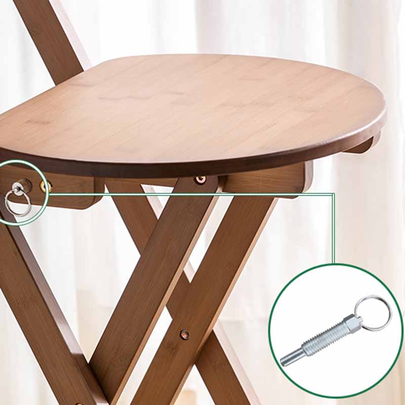 Nordic Style Armless Wood Barhocker Klapphocker für Esszimmer