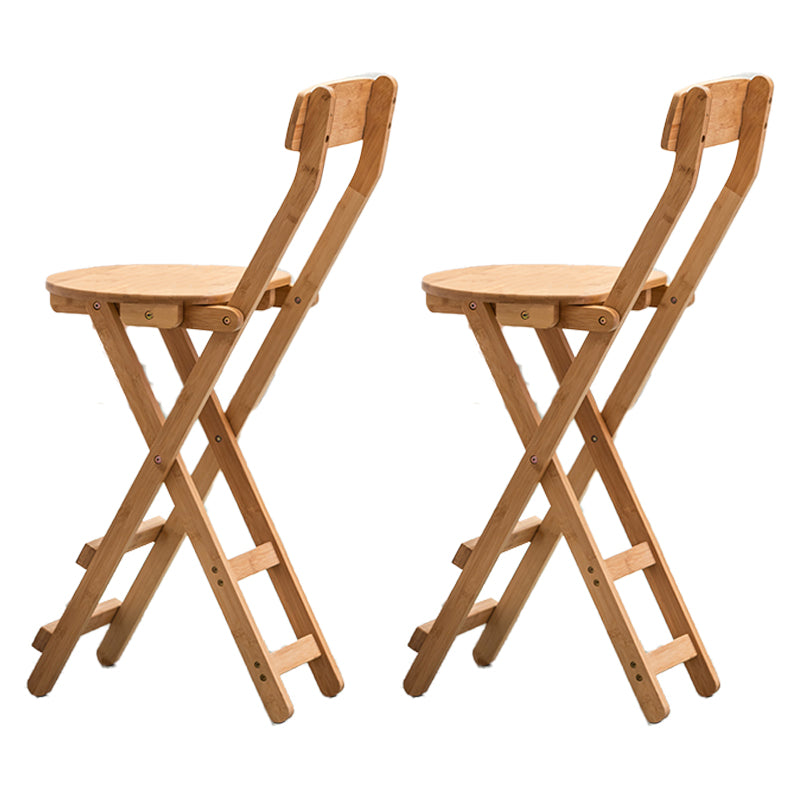 Nordic Style Armless Wood Barhocker Klapphocker für Esszimmer