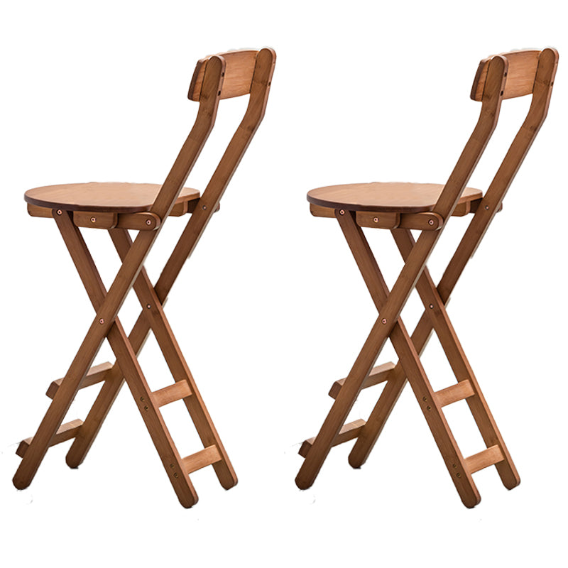 Nordic Style Armless Wood Barhocker Klapphocker für Esszimmer