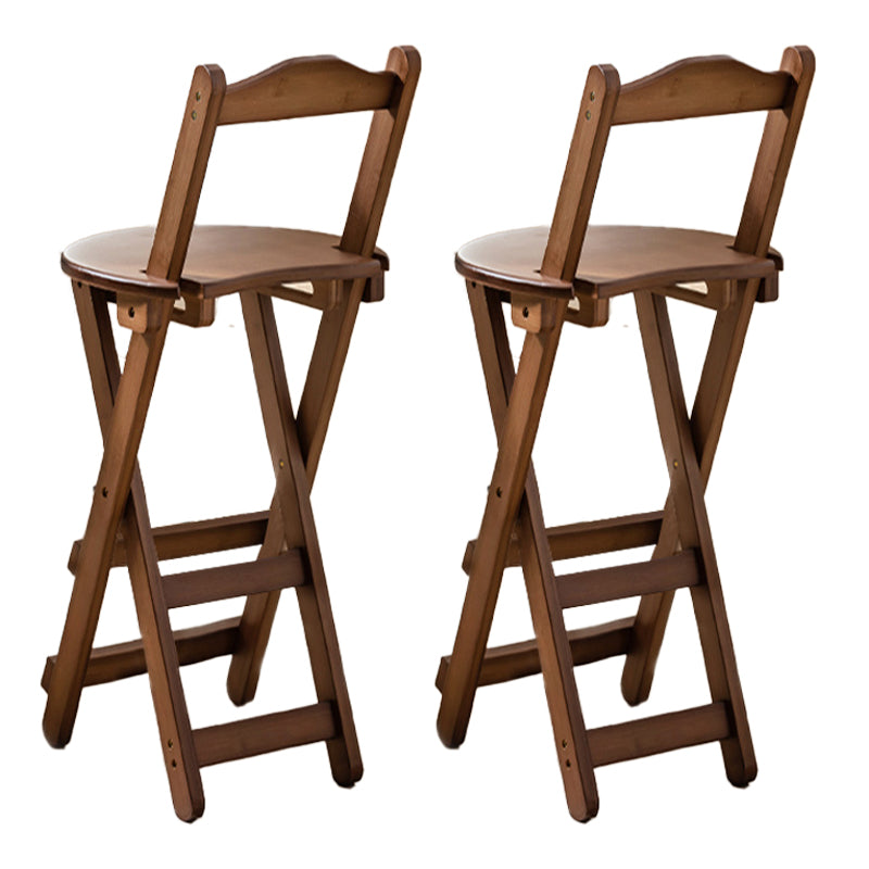 Nordic Style Armless Wood Barhocker Klapphocker für Esszimmer