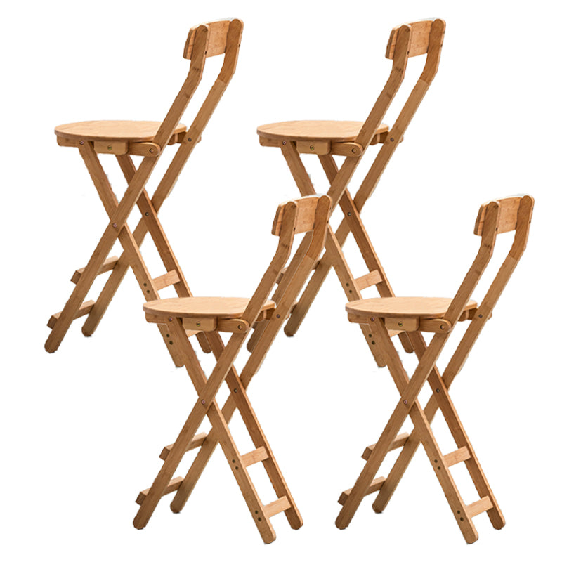 Nordic Style Armless Wood Barhocker Klapphocker für Esszimmer