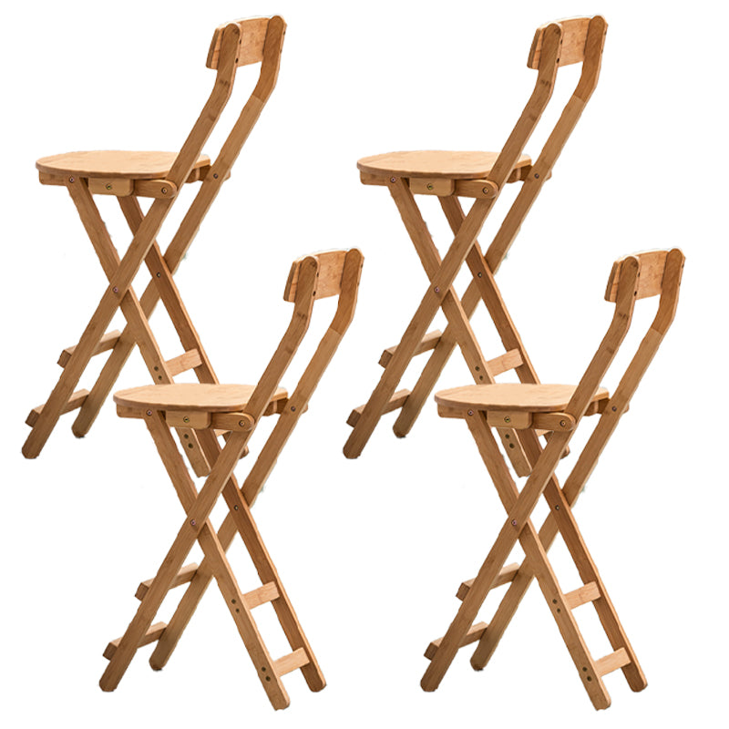 Nordic Style Armless Wood Barhocker Klapphocker für Esszimmer