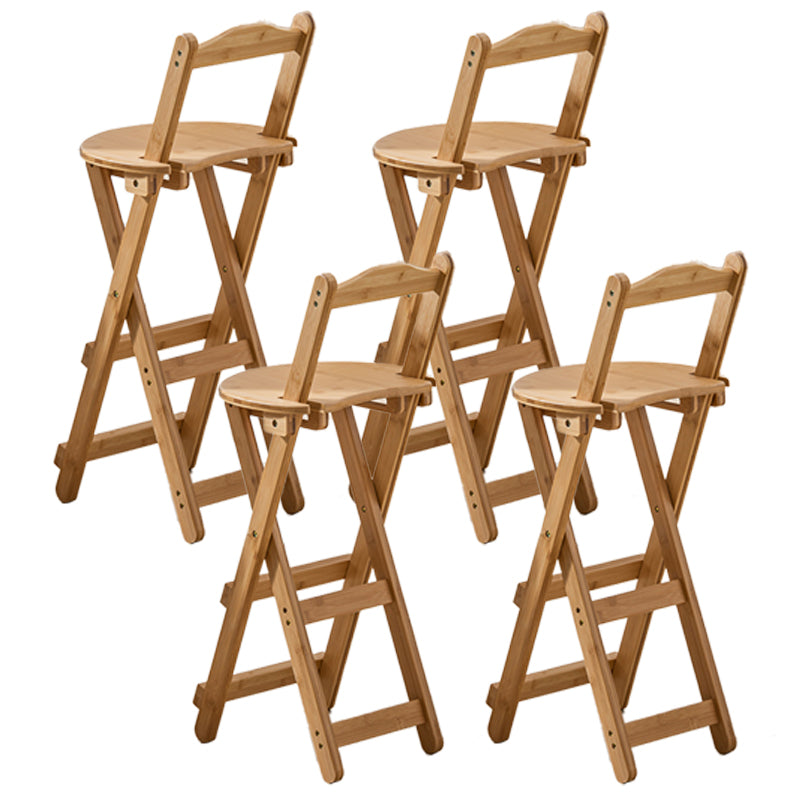 Nordic Style Armless Wood Barhocker Klapphocker für Esszimmer