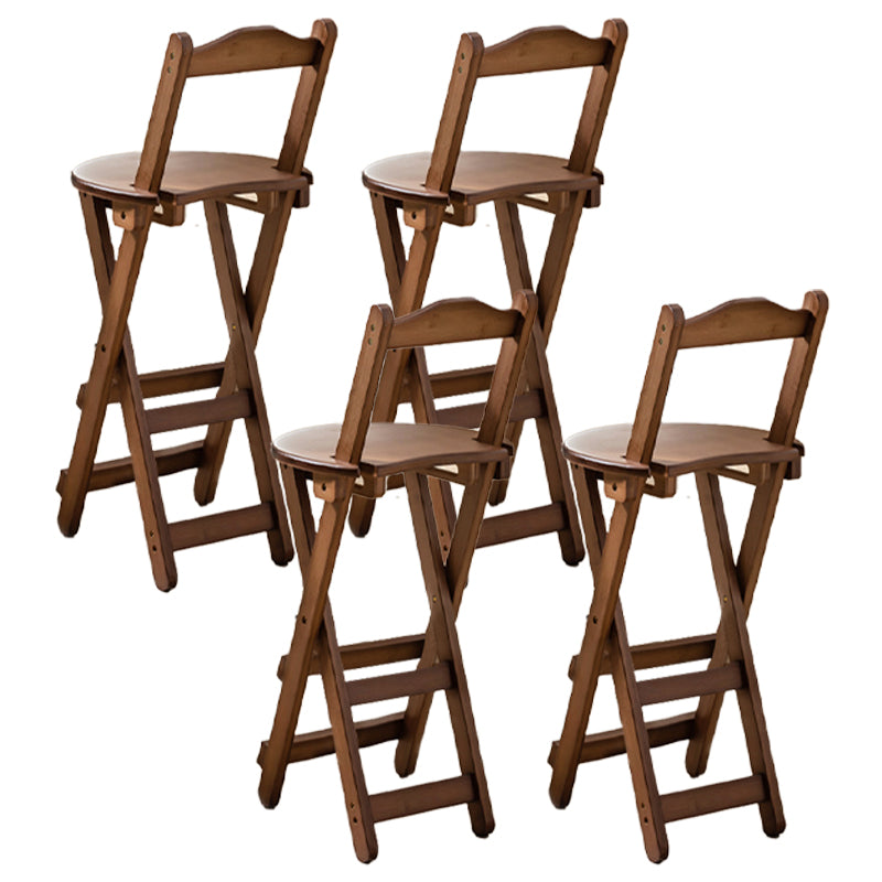 Nordic Style Armless Wood Barhocker Klapphocker für Esszimmer