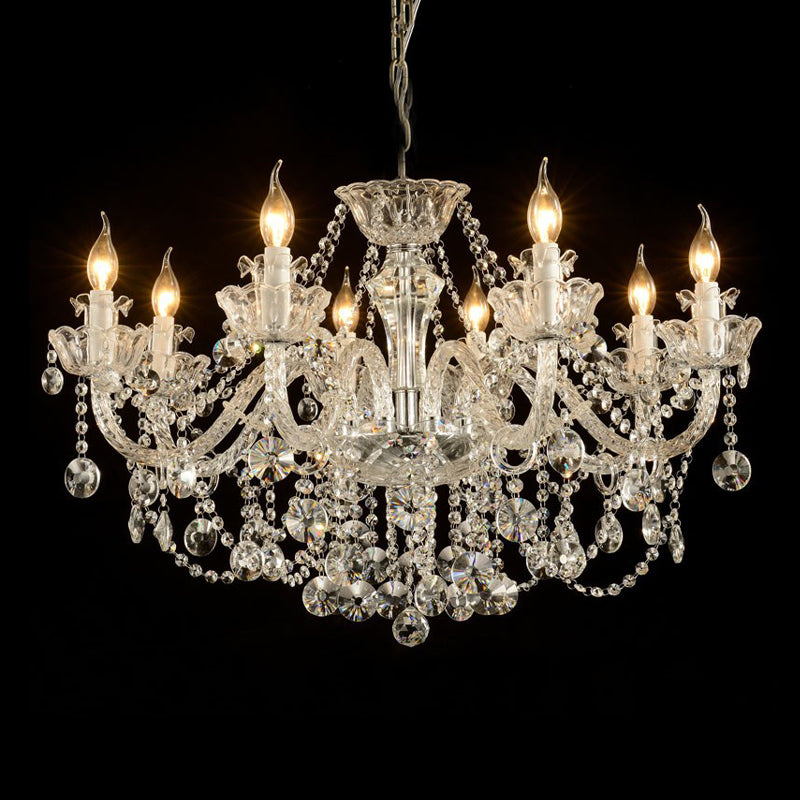 Nordic Style Chandelier Light Postmodern Style Crystal Pendant Lights for Living Room