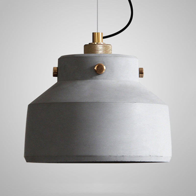 Lampe suspendue de style contemporain simple léger en ciment pour le salon Coffee Shop