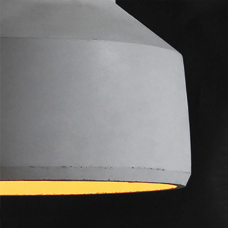 Lampe suspendue de style contemporain simple léger en ciment pour le salon Coffee Shop