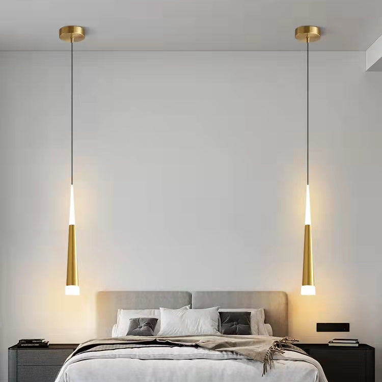 Éclairage pendentif contemporain LED suspendue avec une teinte acrylique pour la salle à manger