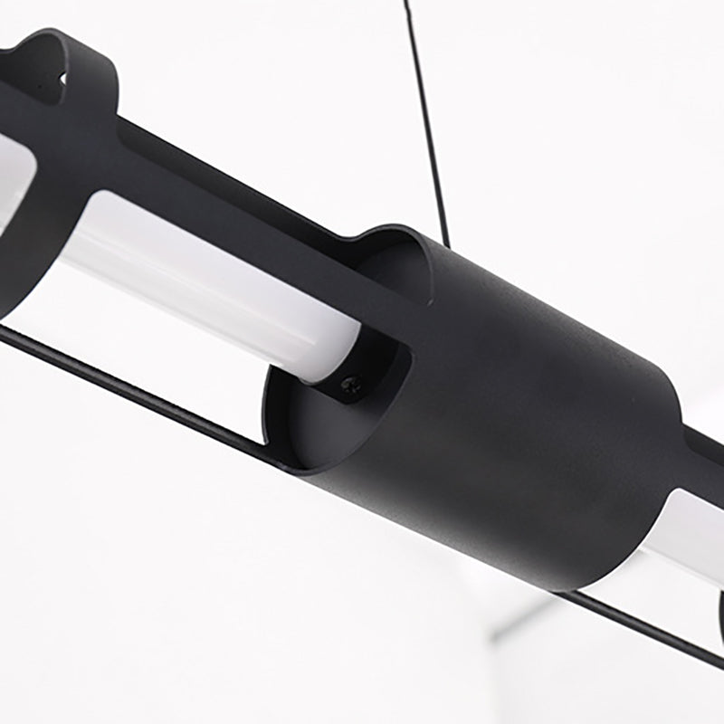 Luz de la isla de estilo posmoderna Luz de colgante de colgantes de metal para sala de estar