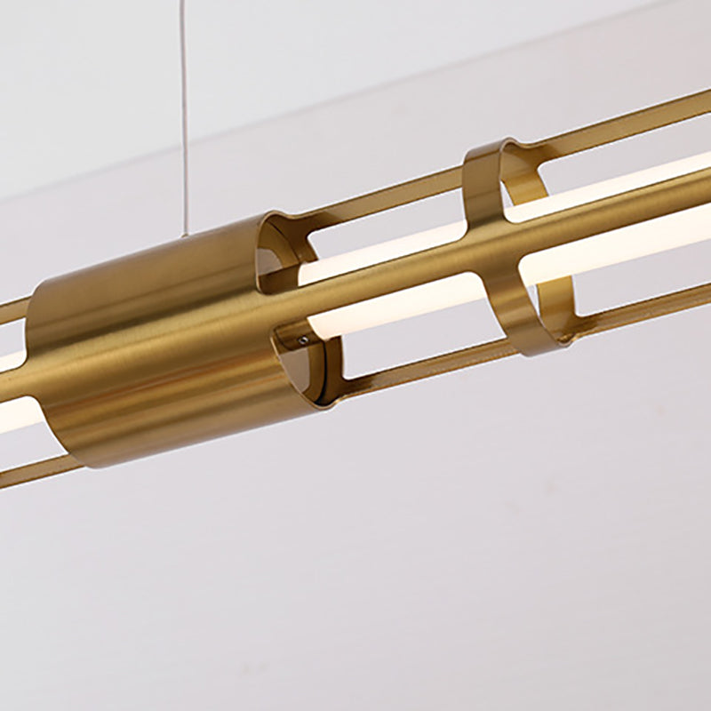 Luz de la isla de estilo posmoderna Luz de colgante de colgantes de metal para sala de estar