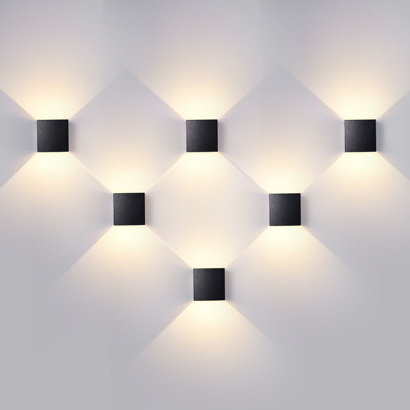 Modern Wall Mount Lamp Nordic Simple Square Wall Sconce Light Fixture for Living Room