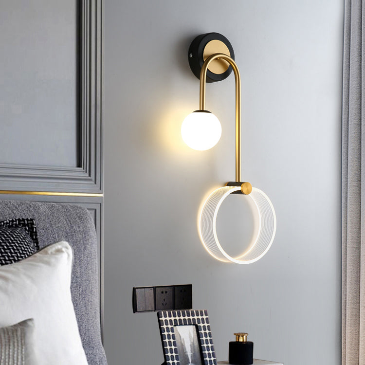 Applexion murale en métal nordique moderne