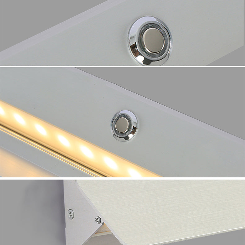 Sconce de style nordique Aluminium Murce Recte