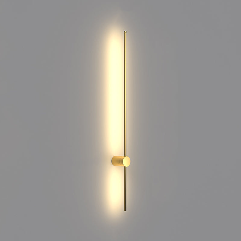 Nordic Style Aluminum Wall Sconce Strip Shape LED Wall Light for Living Room