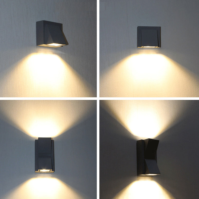 Luz de pared simple Luz de estilo moderno Corredor Aisle Lámpara de pared de aluminio de aluminio