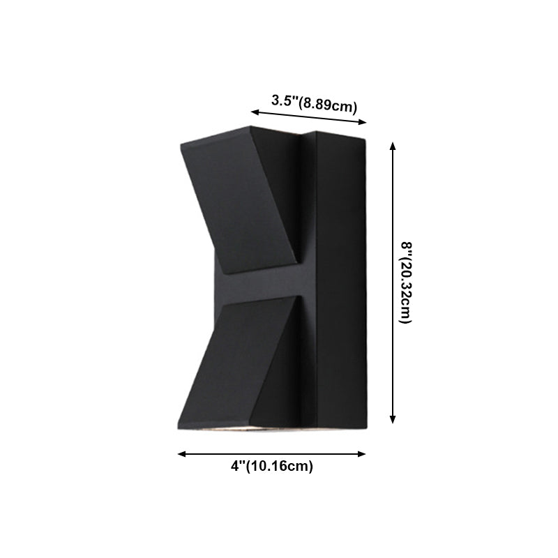 Luz de pared simple Luz de estilo moderno Corredor Aisle Lámpara de pared de aluminio de aluminio