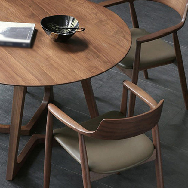 Modern 1/2/3/4/5 Pieces Dining Set Solid Wood Round Dining Furniture Set /Separate Items