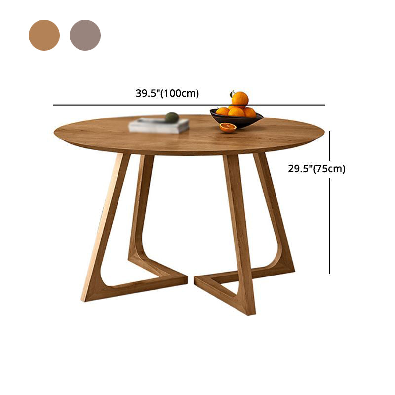 Modern 1/2/3/4/5 Pieces Dining Set Solid Wood Round Dining Furniture Set /Separate Items