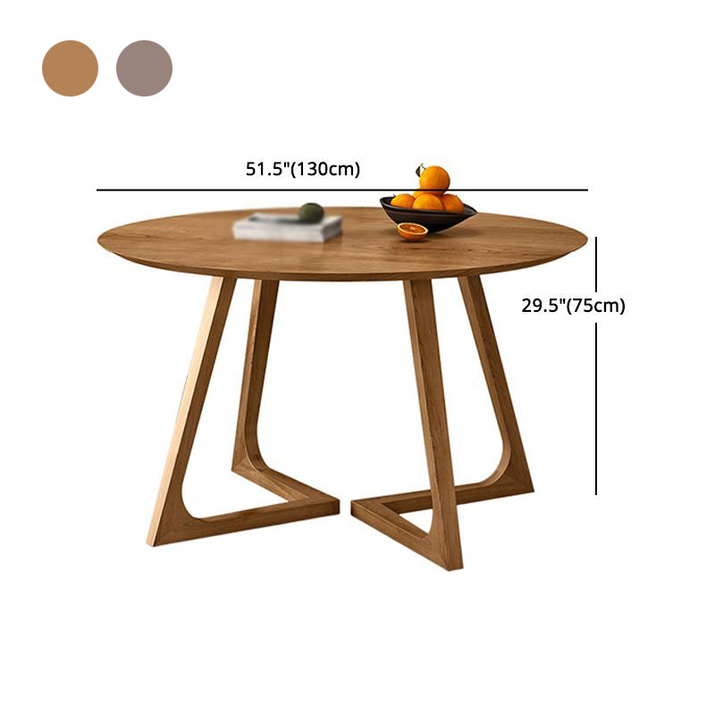 Modern 1/2/3/4/5 Pieces Dining Set Solid Wood Round Dining Furniture Set /Separate Items