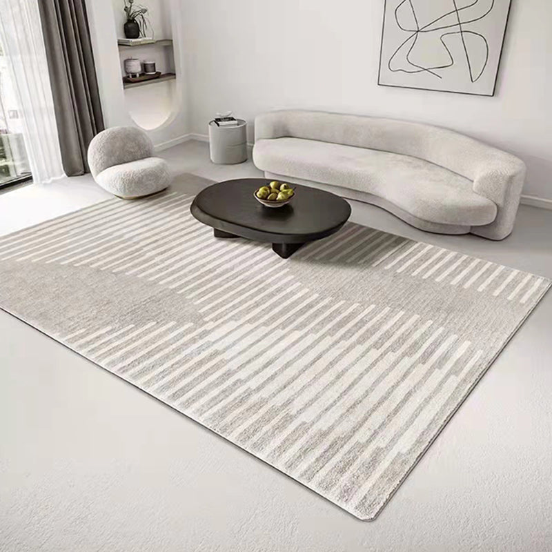 Minimalist Color Living Room Area Rug Anti-Slip Backing Rug Friendly Indoor Rug