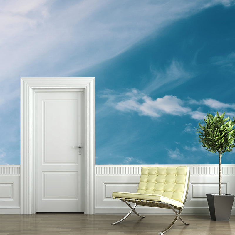 3D Cloud Sky Wall Mural Wallpaper Photography Mildew Resistant for Decoration