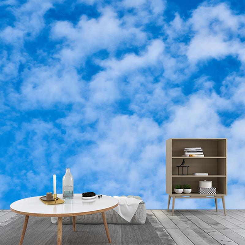 Modern Style Sky Wall Mural Wallpaper Photography Mildew Resistant Wall Covering