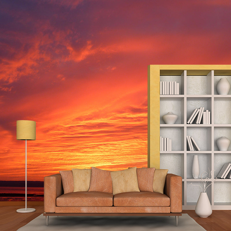 Fancy Scene Style Sky Wall Mural Wallpaper Photography Mildew Resistant Wall Art