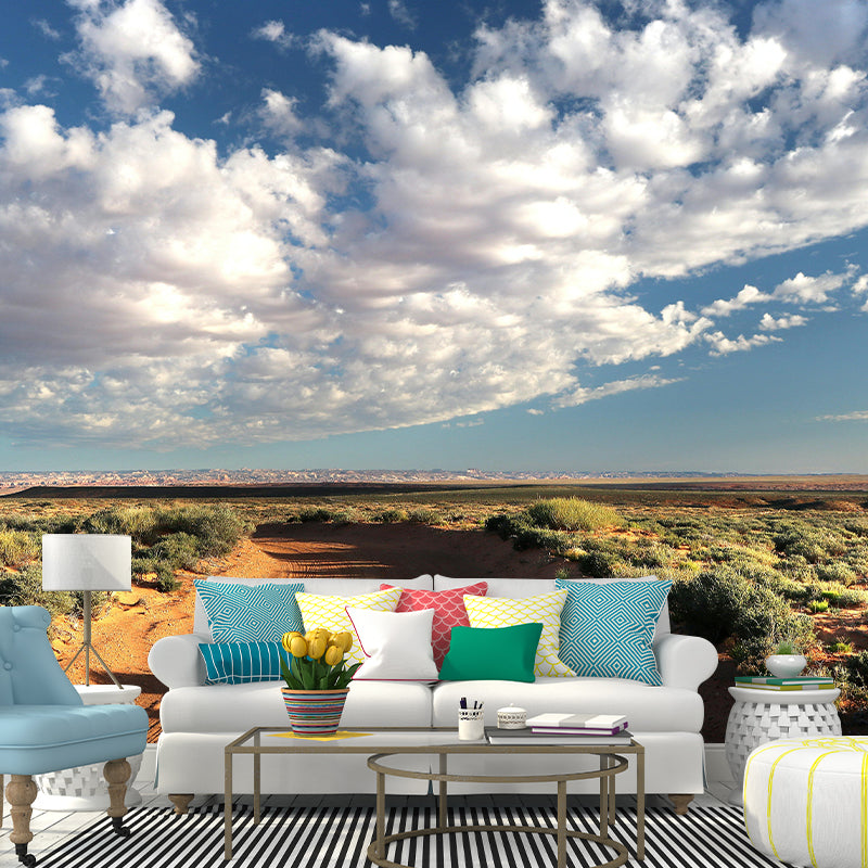 Vivid Nature Style Sky Wall Mural Wallpaper Photography Mildew Resistant for Home